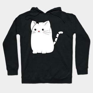 Cute cat with red nose Hoodie